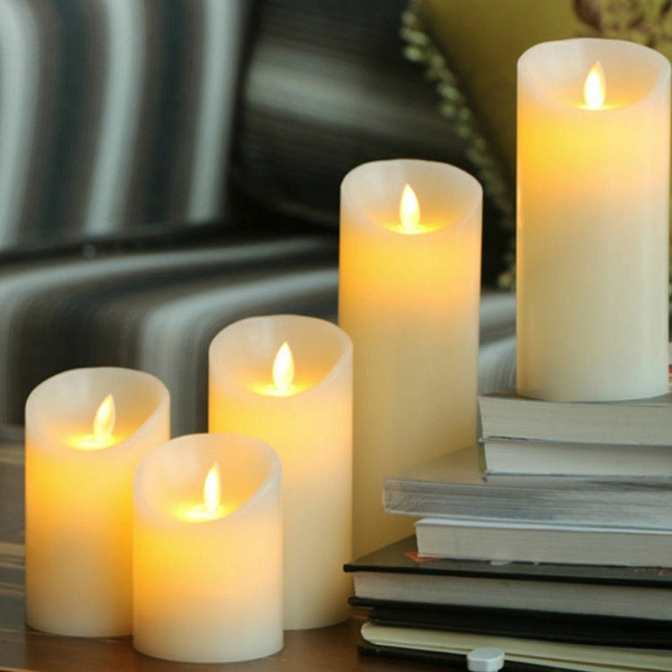 3 PCS LED Electronic Candle Light Birthday Wedding Home Decoration Props Candle Holder 220V, Size:, 220V 7.5 x 10CM, 220V 7.5 x 12.5CM, 220V 7.5 x 15CM, 220V 7.5 x 17.5CM, 220V 7.5 x 20CM