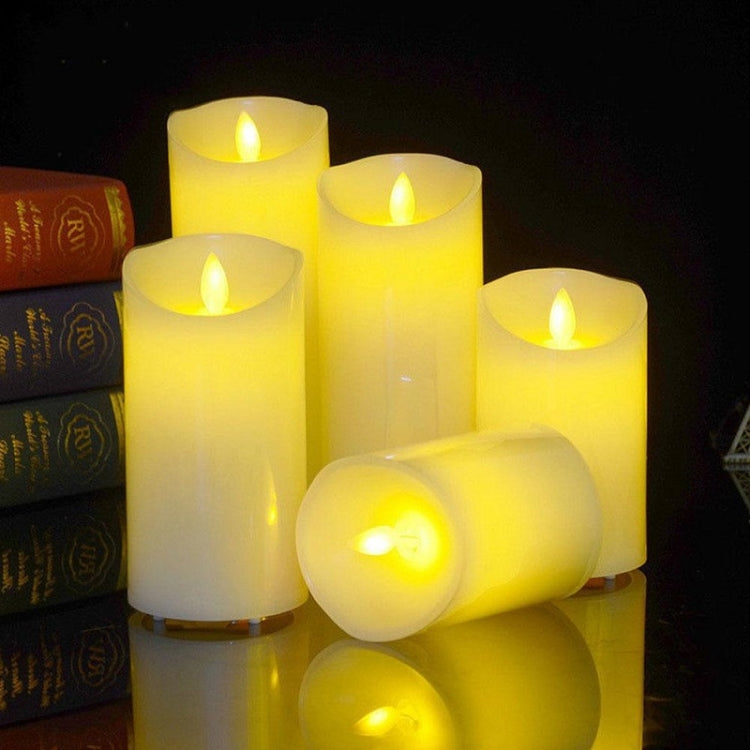 3 PCS LED Electronic Candle Light Birthday Wedding Home Decoration Props Candle Holder 220V, Size:, 220V 7.5 x 10CM, 220V 7.5 x 12.5CM, 220V 7.5 x 15CM, 220V 7.5 x 17.5CM, 220V 7.5 x 20CM