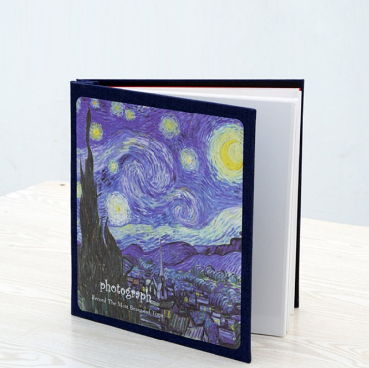 Retro Art DIY Handmade Photo Album Self-Adhesive Film Album, Style：, 16 inch Blossom, 16 inch Bouquet, 16 inch Landscape, 16 inch Starry Night, 16 inch Ride The Wind And Waves, 16 inch Back To Nature, 16 inch Sunflower, 16 inch Starry Sky, 18 inch Blos...