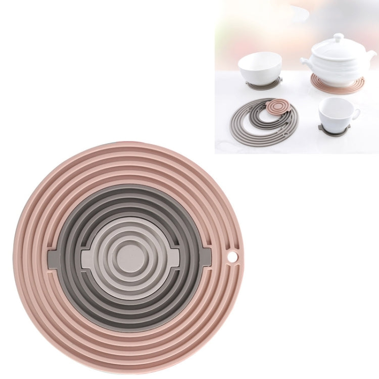 3 in 1 Round Silicone Heat Insulation Pad High Temperature Resistant Multifunctional Tableware Pad Combination Pot Pad Coaster, F1, F2, F3, F4, F5, F6, L1, L2, L3, L4, L5, L6