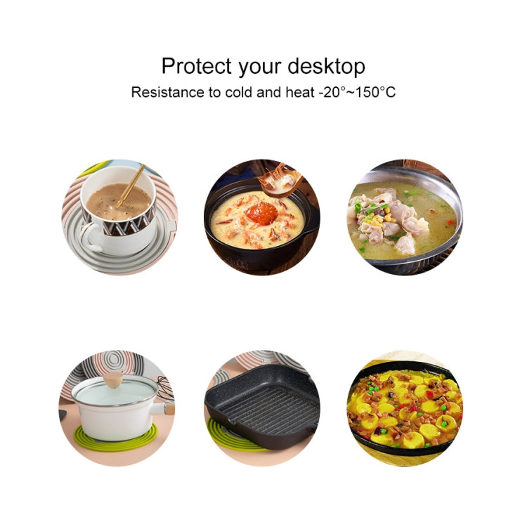 3 in 1 Round Silicone Heat Insulation Pad High Temperature Resistant Multifunctional Tableware Pad Combination Pot Pad Coaster, F1, F2, F3, F4, F5, F6, L1, L2, L3, L4, L5, L6