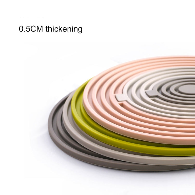 3 in 1 Round Silicone Heat Insulation Pad High Temperature Resistant Multifunctional Tableware Pad Combination Pot Pad Coaster, F1, F2, F3, F4, F5, F6, L1, L2, L3, L4, L5, L6