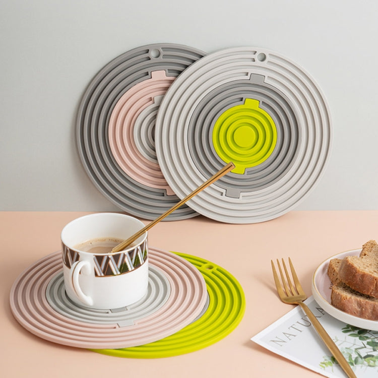 3 in 1 Round Silicone Heat Insulation Pad High Temperature Resistant Multifunctional Tableware Pad Combination Pot Pad Coaster, F1, F2, F3, F4, F5, F6, L1, L2, L3, L4, L5, L6