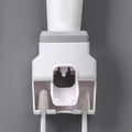 Bathroom Wall-mounted Automatic Toothpaste Squeezing Artifact, Gray, White, Blue, Pink