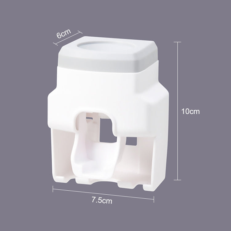 Bathroom Wall-mounted Automatic Toothpaste Squeezing Artifact, Gray, White, Blue, Pink