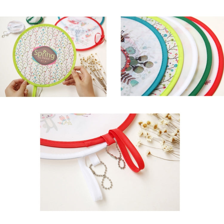Summer Folding Fan Children Portable Mini Cartoon Round Hand Fan, Little Bear, Bee, Lion, Birdie, Balloon, Cactus, Giraffe, Whale
