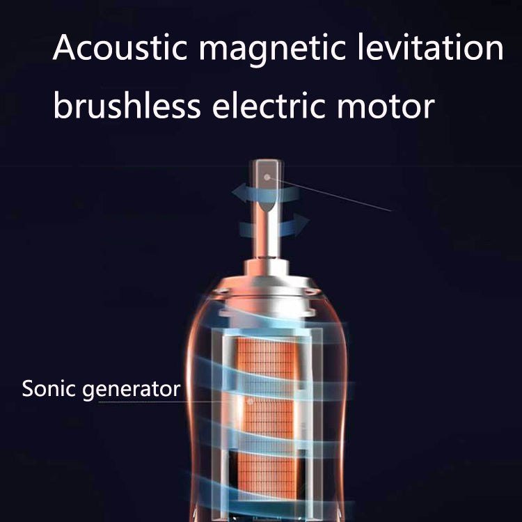 V6 Adult Magnetic Levitation Sonic Household Smart Electric Toothbrush Couple Soft Toothbrush, Style:, Wireless Charge Model, Charge Model
