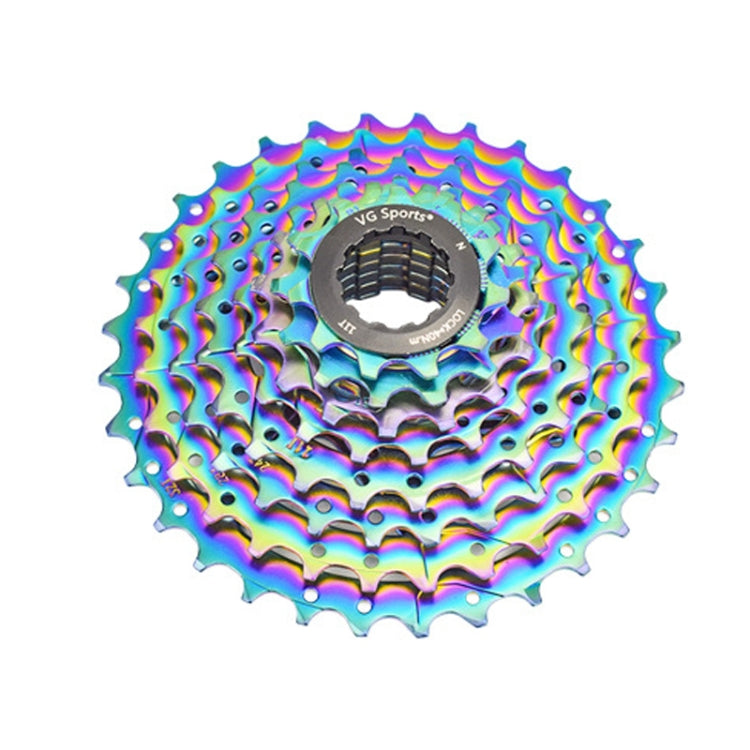 VG SPORTS Bicycle Lightweight Wear -Resistant Colorful Flywheel, 8 Speed 11-28T, 8 Speed 11-32T, 9 Speed 11-28T, 9 Speed 11-32T, 10 Speed 11-28T, 10 Speed 11-32T, 11 Speed 11-28T, 11 Speed 11-32T