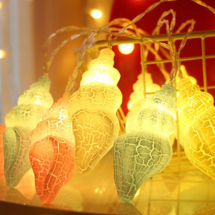 Small Conch Creative LED Light String Home Room Holiday Decoration, 1.5m 10 LEDs, 2m 20 LEDs, 3m 20 LEDs, 3m 20 LEDs USB Power