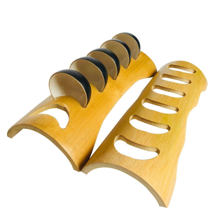 Bamboo Tea Cup Holder Drain Stand, Tea Cup Holder