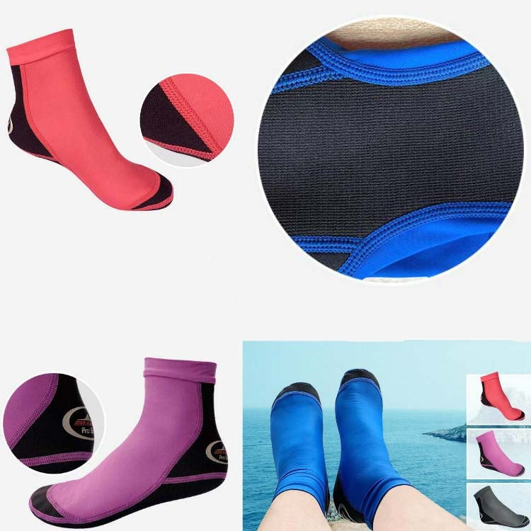 DIVE & SAIL 1.5mm Neoprene + Nylon Snorkeling Socks Diving Socks Anti-slip Anti-scratch Beach Socks, S (33-35), M  (36-38), L (39-42)