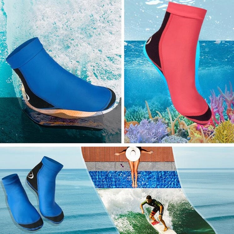 DIVE & SAIL 1.5mm Neoprene + Nylon Snorkeling Socks Diving Socks Anti-slip Anti-scratch Beach Socks, S (33-35), M  (36-38), L (39-42)