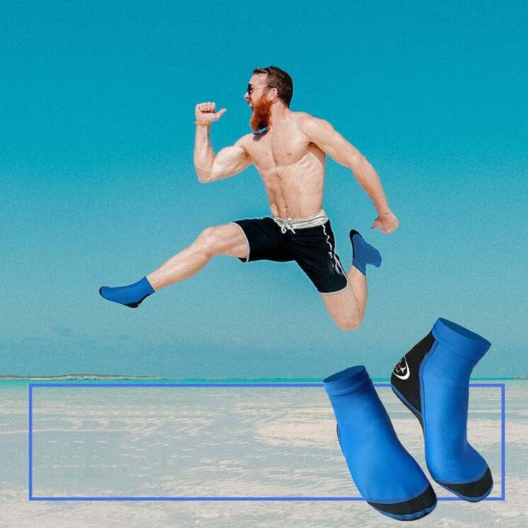DIVE & SAIL 1.5mm Neoprene + Nylon Snorkeling Socks Diving Socks Anti-slip Anti-scratch Beach Socks, S (33-35), M  (36-38), L (39-42)