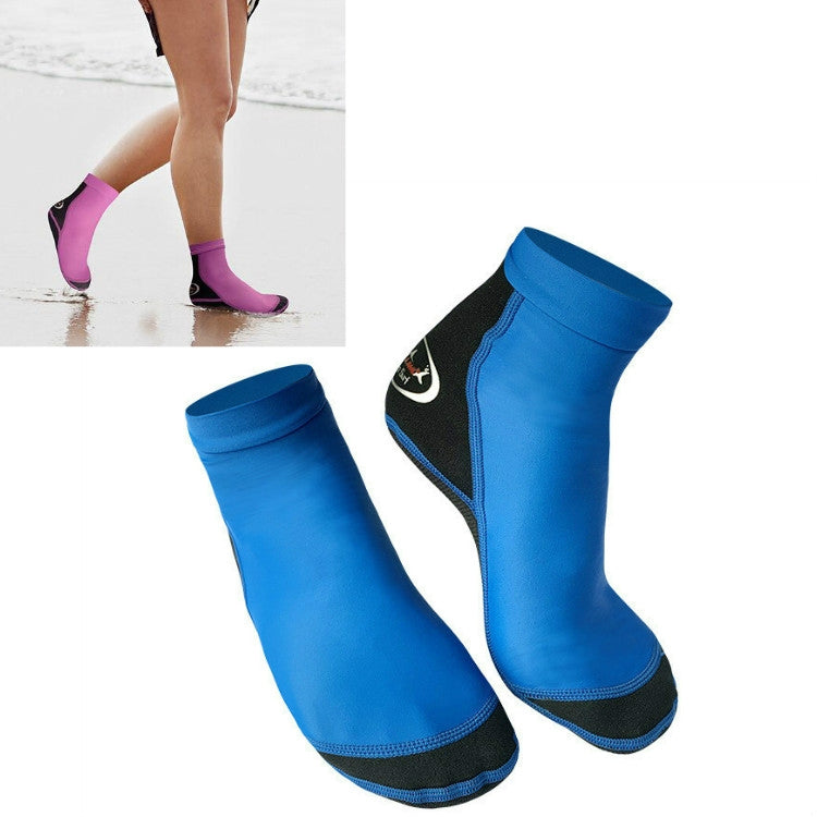 DIVE & SAIL 1.5mm Neoprene + Nylon Snorkeling Socks Diving Socks Anti-slip Anti-scratch Beach Socks, S (33-35), M  (36-38), L (39-42)