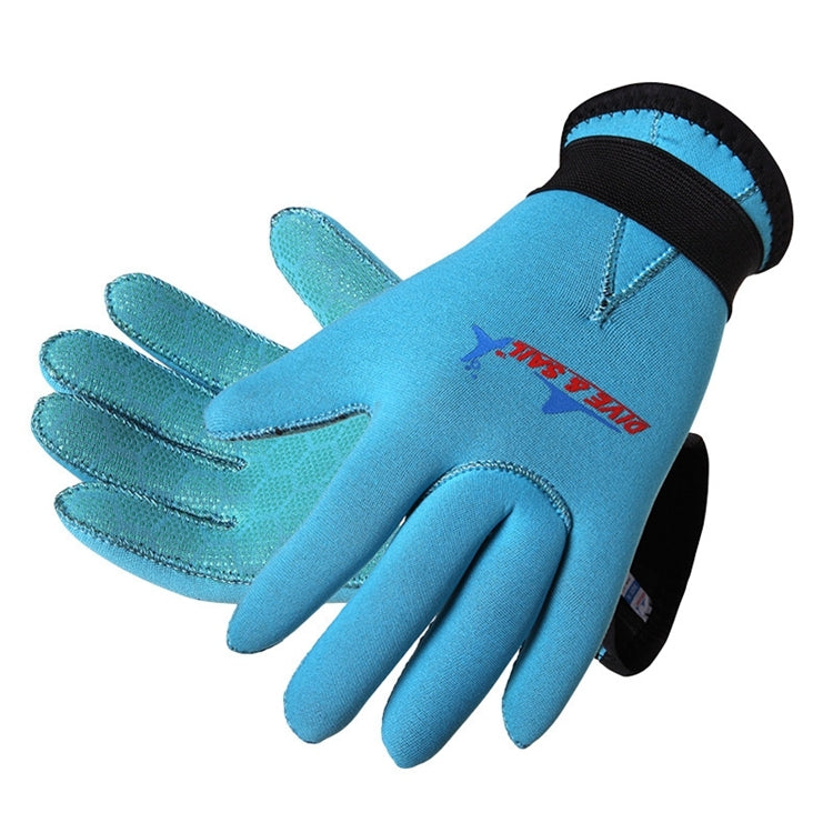 DIVE&SAIL 3mm Children Diving Gloves Scratch-proof Neoprene Swimming Snorkeling Warm Gloves, S for Aged 4-6, M for Aged 6-9, L for for Aged 9-12, XL for Aged 12-14
