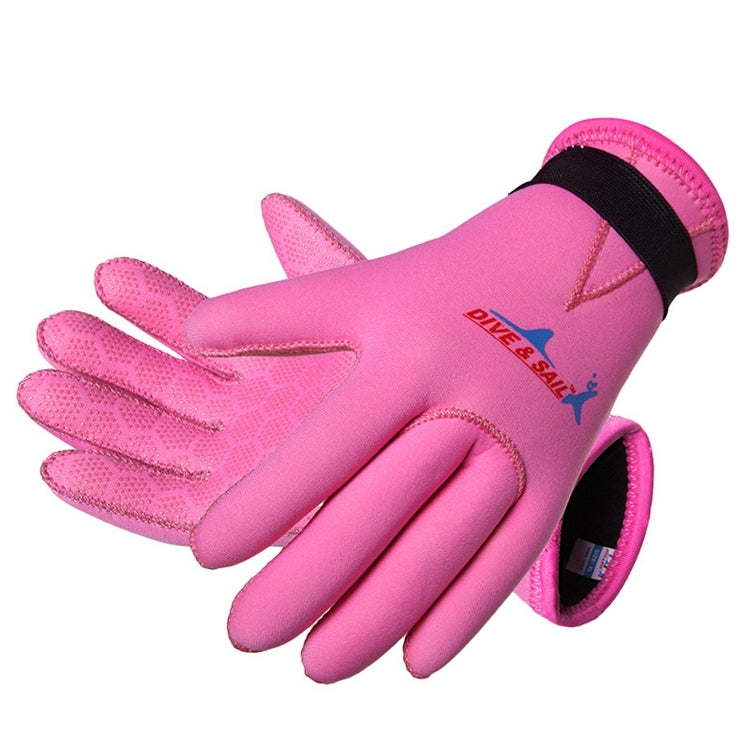 DIVE&SAIL 3mm Children Diving Gloves Scratch-proof Neoprene Swimming Snorkeling Warm Gloves, S for Aged 4-6, M for Aged 6-9, L for for Aged 9-12, XL for Aged 12-14