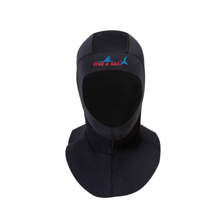 DIVE & SAIL DH-006 3mm Shoulder Warm Diving Cap Surfing Snorkeling Sunscreen Waterproof Diving Headgear, S, M, L, XL