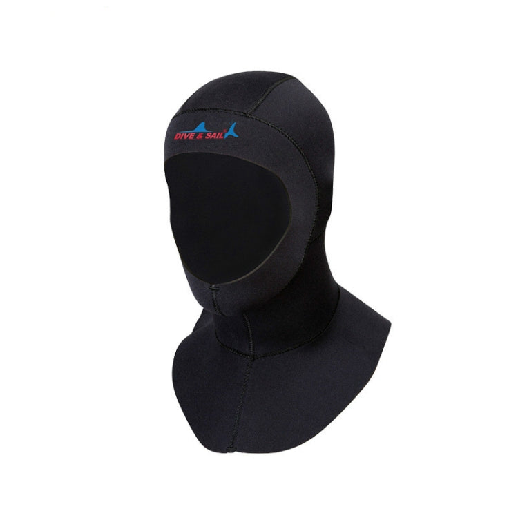 DIVE & SAIL DH-006 3mm Shoulder Warm Diving Cap Surfing Snorkeling Sunscreen Waterproof Diving Headgear, S, M, L, XL