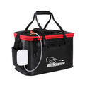Thickened Multifunctional Folding Live Fish Box Fishing Bucket, 40 cm (with Handle and Side Pocket), 45 cm (with Handle and Side Pocket), 50 cm (with Handle and Side Pocket)