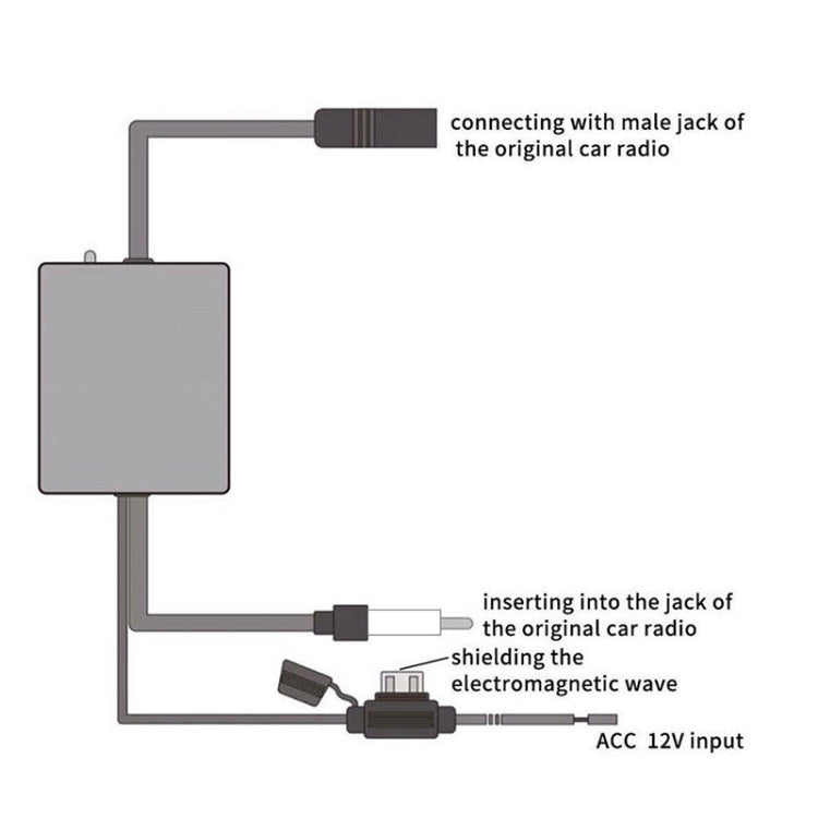 CHE YOULE ANT-208 Radio Amplifier Car Radio Antenna Amplifier, ANT-208 Radio Amplifier