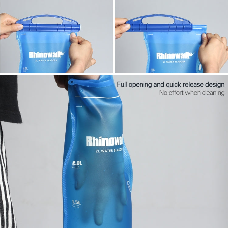 Rhinowalk Cycling Water Bag 2L/3L Full Opening Outdoor Drinking Water Bag Drinking Equipment, RK18101 red 2L, RK18103 blue 3L, RK18101 blue 2L