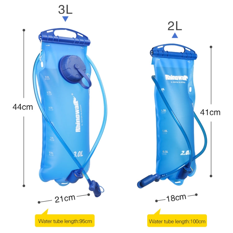 Rhinowalk Cycling Water Bag 2L/3L Full Opening Outdoor Drinking Water Bag Drinking Equipment, RK18101 red 2L, RK18103 blue 3L, RK18101 blue 2L