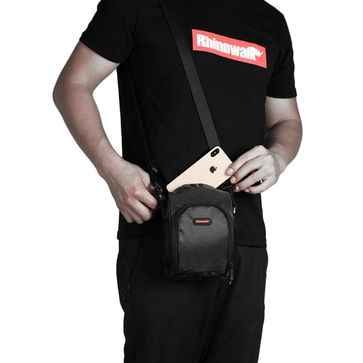 Rhinowalk TF910 Bicycle Front Handlebar Bag Multifunctional Waterproof Phone Bag Riding Bag, Black, Red, Khaki