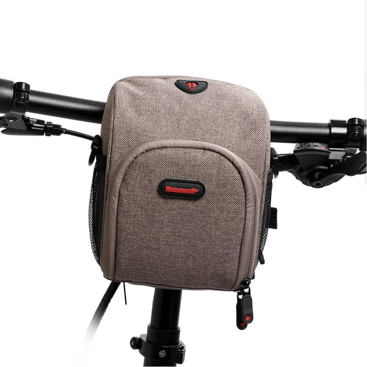 Rhinowalk TF910 Bicycle Front Handlebar Bag Multifunctional Waterproof Phone Bag Riding Bag, Black, Red, Khaki