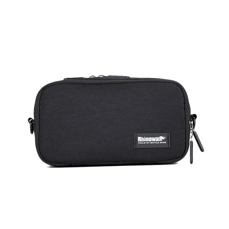 Rhinowalk X2011 Bike Front Bag Bicycle Storage Handlebar Bag Travel Commuting Hanging Bag, Black, Grey