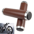 Retro Bicycle Leather Grip Cover Mountain Bike Comfortable Cowhide Grip Cover, HG005 Ordinary, HG005B Exquisite, HG006 Comfortable