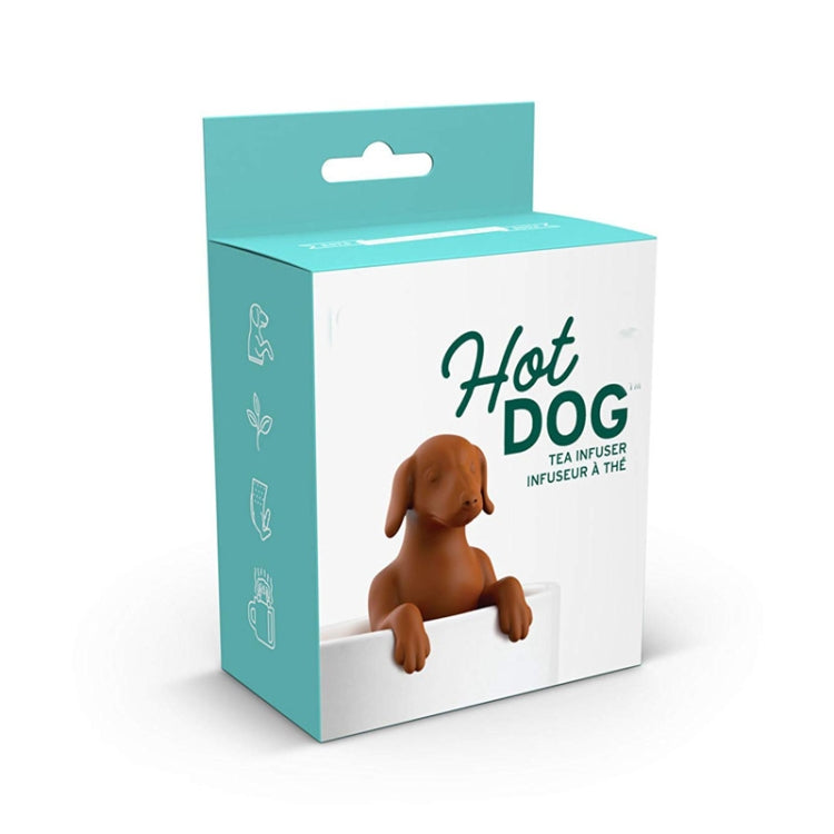 Silicone Puppy Tea Maker Tea Leak, Black, Brown