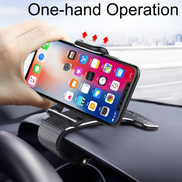 Car Mobile Phone Holder Buckle Instrument Trolley Inner Clip Mobile Phone Navigation Bracket With Number Plate, Navigation Bracket With Number Plate