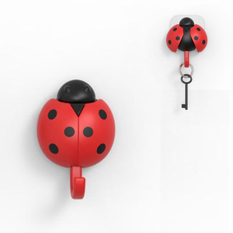 Creative Cute Beetle Key Hook Gravity Sensor Wings Automatically Open Hook, Red, Green, Orange