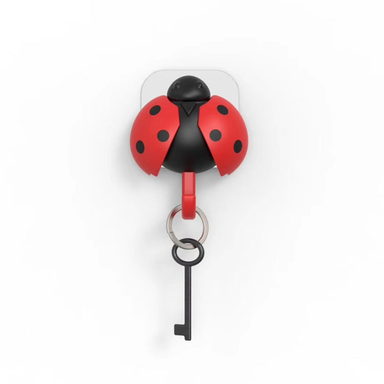 Creative Cute Beetle Key Hook Gravity Sensor Wings Automatically Open Hook, Red, Green, Orange