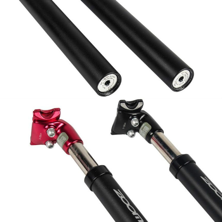 ZOOM Suspension Seat Tube Mountain Bike Bicycle Hydraulic Seatpost, 27.2mm, 31.6mm