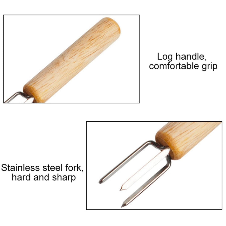 10 PCS Corn Fork Corn Roast Needle Moxa Extender Corn Plug Barbecue Tool Barbecue Fork, Corn Roast Fork