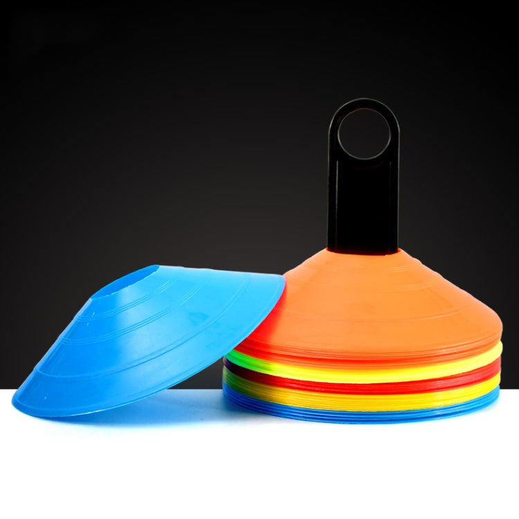 10 PCS Football Training Sign Disc Sign Cone Obstacle Football Training Equipment