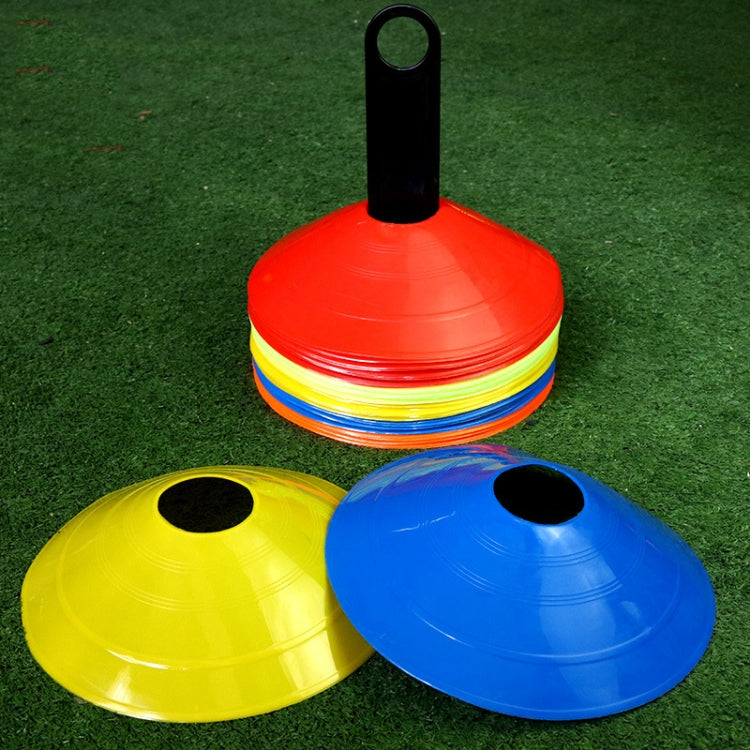 10 PCS Football Training Sign Disc Sign Cone Obstacle Football Training Equipment