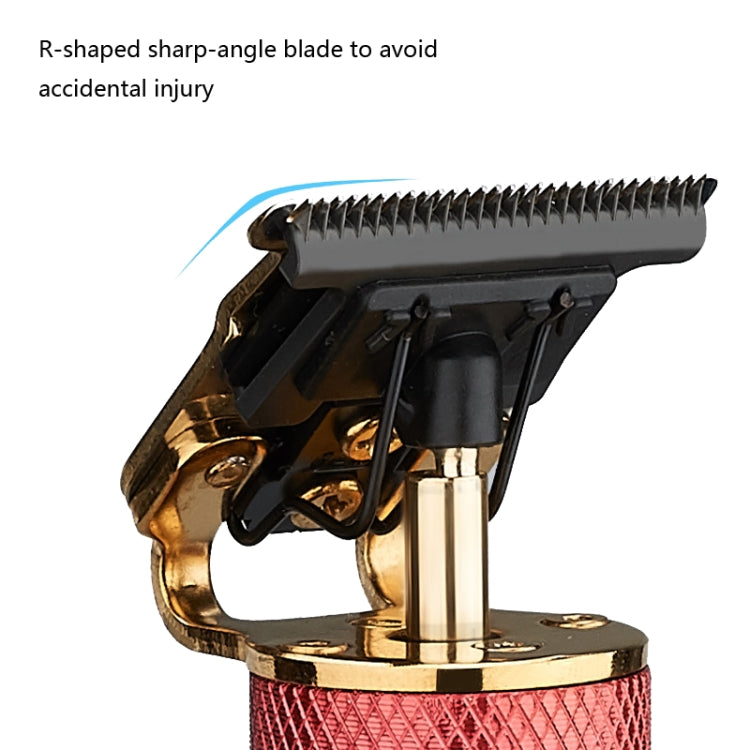 Gradient Color Small Clipper Retro Electric Clipper USB Charging Electric Hair Clipper, Ceramic Cutter (Gradient)