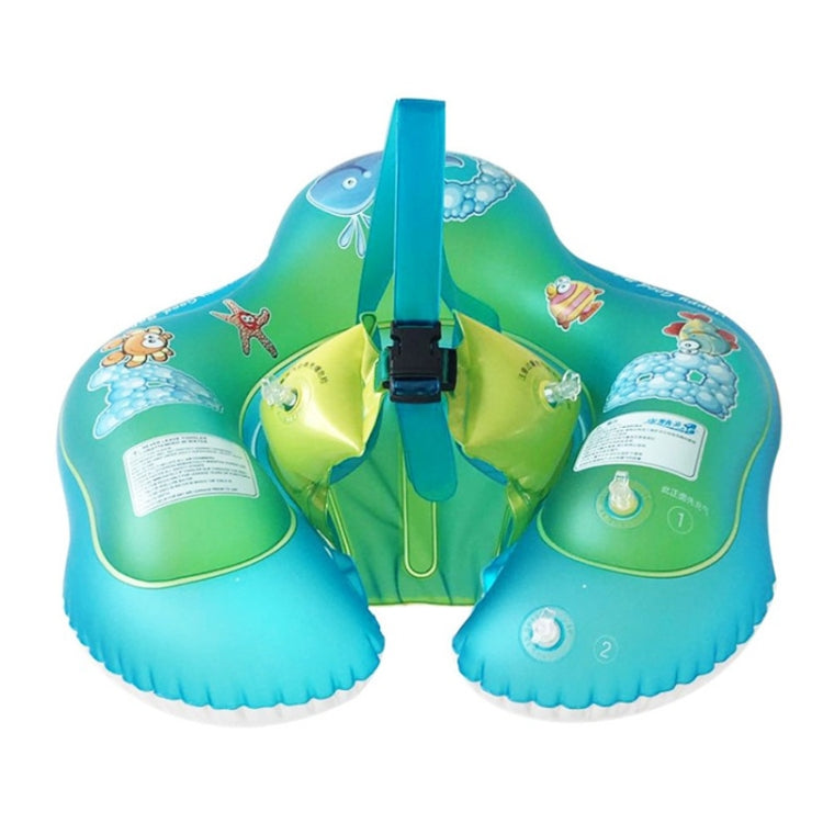 Cartoon Animal Pattern Children Swimming Ring Inflatable Baby Lying Ring Lifebuoy, S, L