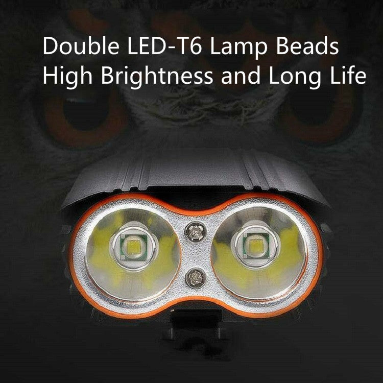 Bicycle Front Light USB Charging T6 Cycling Light Waterproof Mountain Bike Light, Waterproof Bike Light