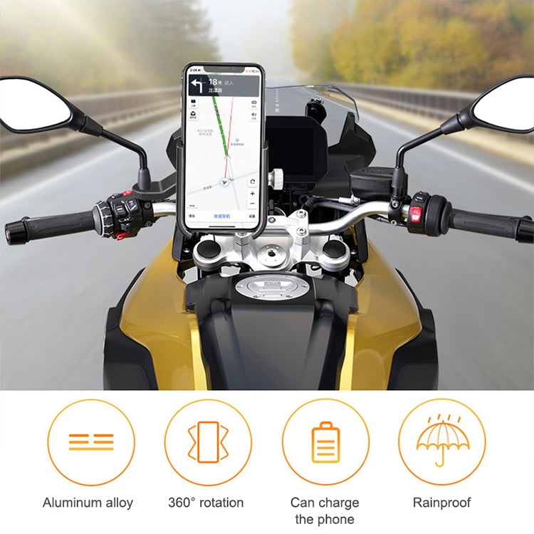 Bicycle Mobile Phone Holder Motorcycle Electric Car Navigation Mobile Phone Holder, Rearview Mirrors