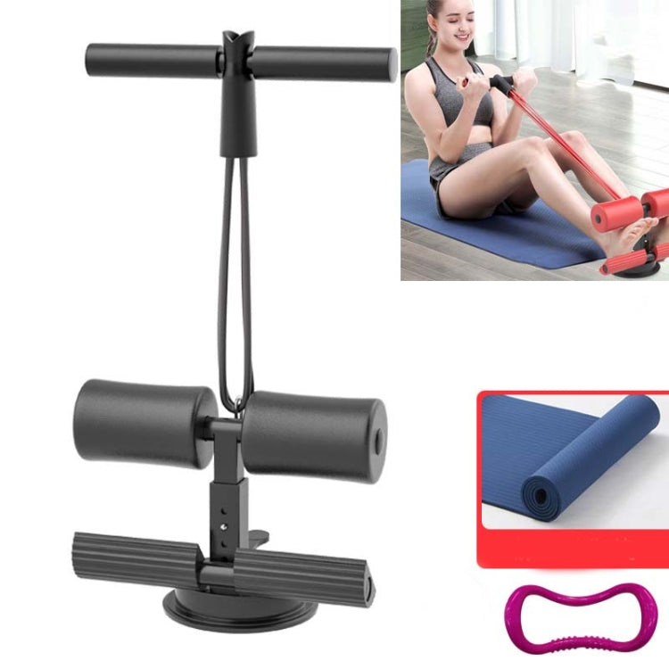 Suction-cup Abdominal Curler Sit-up Aid Household Waistcoat Line, Without Drawstring, With Drawstring, Drawstring + Yoga Mat
