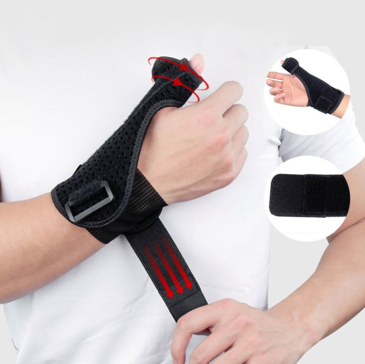 2 PCS Wrist Brace Sprain Fracture Tenosynovitis Thumb Steel Bar Support, Size: Free Size, Left Hand, Right Hand