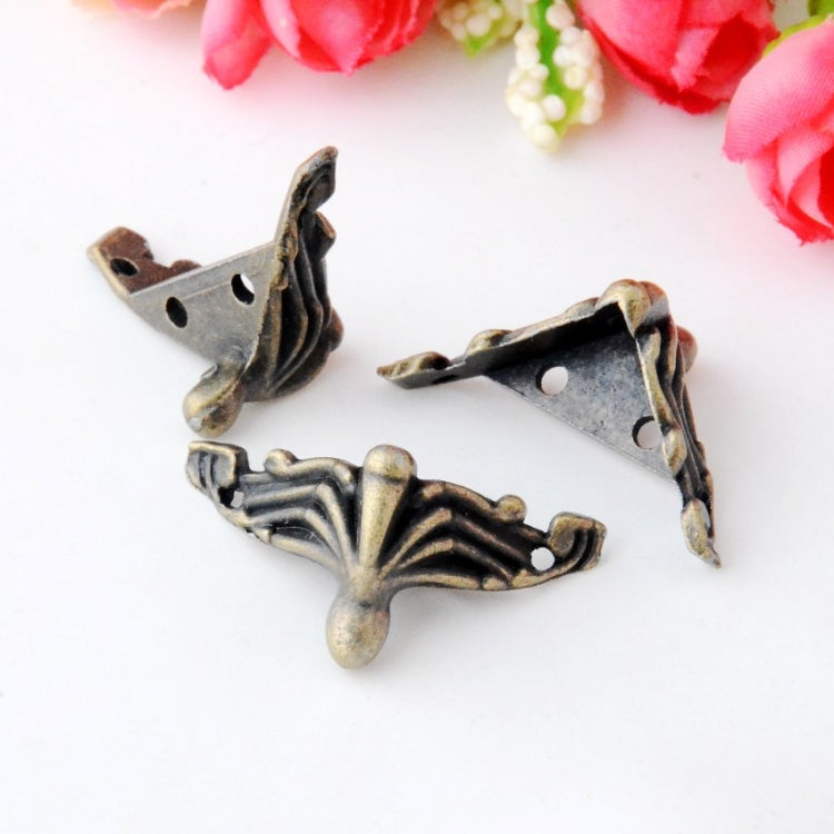 10 PCS Antique Bronze Jewelry Gift Box Wood Case Decorative Feet Leg Corner Protector, Jewelry Gift Box Corner Protector