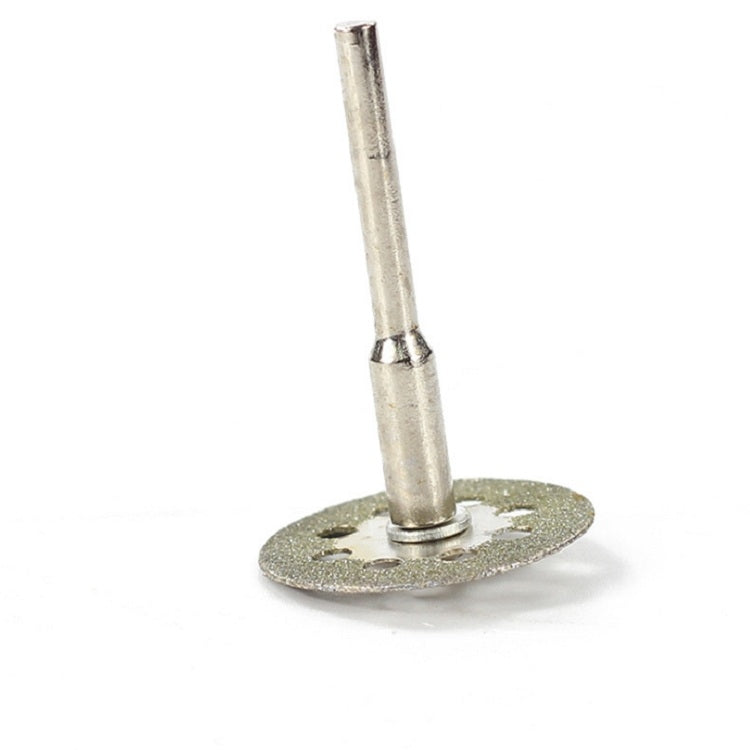 8 Holes Emery Cutting Chip Jade  Saw Blade Electric Grinder Accessories, 10 Saw Blade 2 Connecting rod 20MM, 10 Saw Blade 2 Connecting rod 22MM, 10 Saw Blade 2 Connecting rod 25MM, 10 Saw Blade 2 Connecting rod 30MM