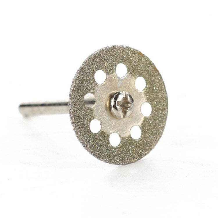 8 Holes Emery Cutting Chip Jade  Saw Blade Electric Grinder Accessories, 10 Saw Blade 2 Connecting rod 20MM, 10 Saw Blade 2 Connecting rod 22MM, 10 Saw Blade 2 Connecting rod 25MM, 10 Saw Blade 2 Connecting rod 30MM