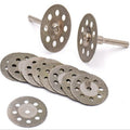 8 Holes Emery Cutting Chip Jade  Saw Blade Electric Grinder Accessories, 10 Saw Blade 2 Connecting rod 20MM, 10 Saw Blade 2 Connecting rod 22MM, 10 Saw Blade 2 Connecting rod 25MM, 10 Saw Blade 2 Connecting rod 30MM