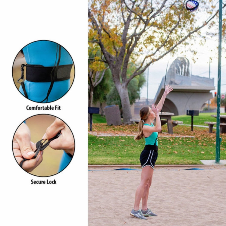 Outdoor Volleyball Training Equipment Rebound Volleyball Bag Volleyball Training Belt, Volleyball Training Belt(Black)