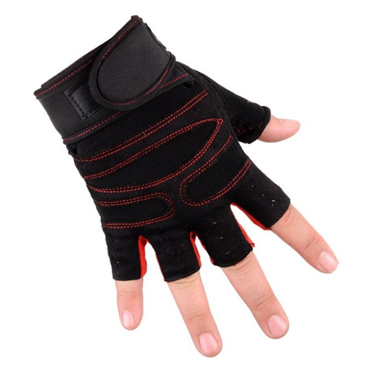 Gym Gloves Heavyweight Sports Exercise Weight Lifting Gloves Body Building Training Sport Fitness Gloves, M, L, XL